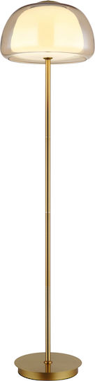 Globo Lighting LED Floor Lamp H150cm with Warm to Cool White Light Gold