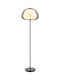 Globo Lighting LED Подова Лампа В150см. с Регулируемо Бяло Светло Черна