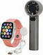 Smartwatch Set with Wireless Handheld Fan - FAN...