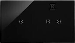 Simon Touch Frame Touch Panel S54 Touch 2 Modules 1 Touch Box + 2 Horizontal Touch Fields Lava Fixtures Dstr212/73