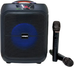 Kimiso Karaoke Speaker with Wireless Microphones and Lighting Effects QS-1742 260417 Black Kimiso Karaoke Speaker with Wireless Microphones and Lighting Effects QS-1742 260417 Black