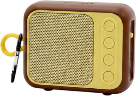 Kimiso KMS-312C Bluetooth Lautsprecher 5W mit Betriebszeiten bis zu 3 Stunden Braune