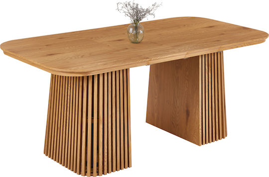 Verlo pentru sala de mese extensibilă natural 180+30x90x75cm Verlo pentru sala de mese extensibilă natural 180+30x90x75cm