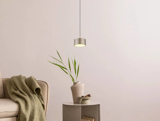 Globo Lighting Black LED Pendant Ceiling Light with Warm White Light