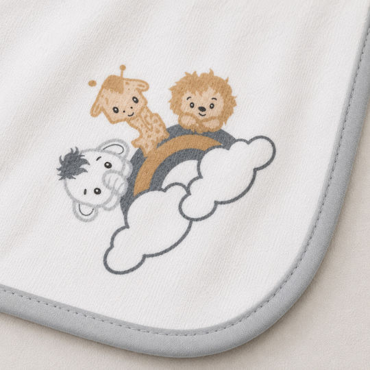 Gamberritos Kids Одеяло За Пелени Розово 53x63см