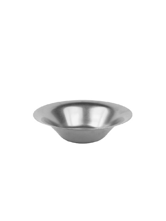 Espiel Antique Round Metal Grey Serving Bowl Diameter 21cm