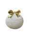 Glass Sweet Jar with Lid 15x15x14.5cm Gold