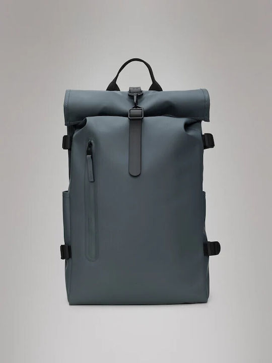 Rains Rolltop Rucksack Μπλε