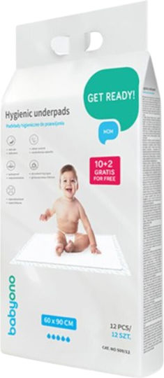 Babyono Σελτεδάκια μιας Χρήσης 60x90εκ. 10τμχ