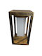 Epiplo-Fos Wall-Mounted Outdoor Lighting E27 15x15x30cm