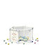 Tradesor Babypark Mit Mehrfarbiger Matratze 78cm