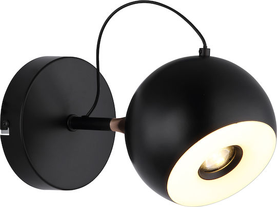 Globo Lighting Wandleuchte mit Integrierte LED und Warmes Weiß Licht Schwarz
