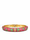 Awear Women's Handcuff Bracelet with Flower Design