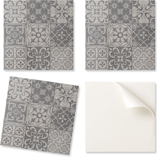 Set Wandsticker Pvc Fliesenmuster Anordnung 3x3 20x20x20