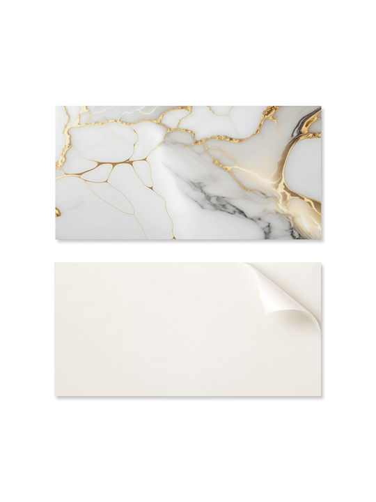 Autocolant De Podea Din Vinil Imprimat Cu Model Elegant Marmură 6x60x30 Bucăți
