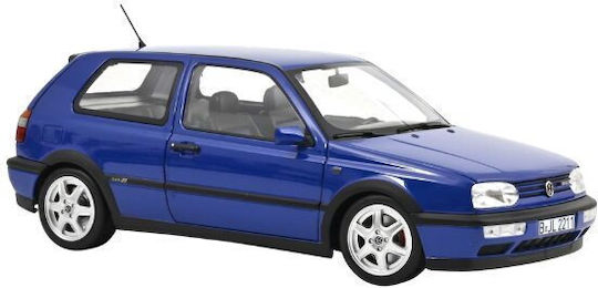 Model Mașină Volkswagen Golf Gti 1994 Jazz Albastru Scara 1:18 Norev