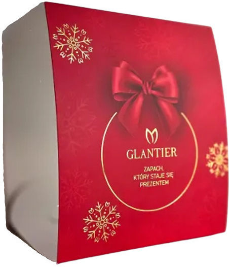 Glantier Коледна Кутия За Подарък Червена