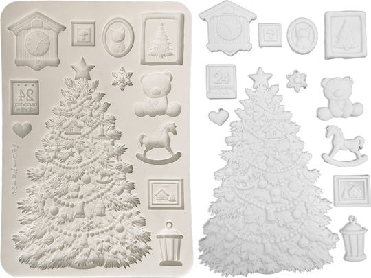Silicone Mold A5 15×21cm Stamperia Christmas Christmas Tree