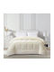 Liolios Home Sherpa Comforter Semi Double 180x240cm Sahara Off White