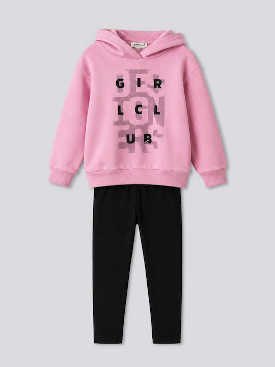 Nek Kids Wear Kinderbekleidungssets mit Leggings Rosa 2Stücke