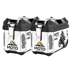 Двойка Странични Куфари За Мотоциклет 32l Mq-888 Rl16559