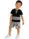 Kids Tracksuit Set With Top Black