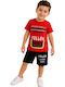 Kids Tracksuit Set With Top Red