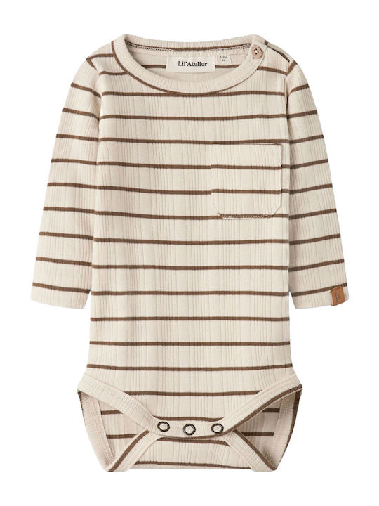 Lil' Atelier Beige Baby-Strampler Lil' Atelier Beige Baby-Strampler