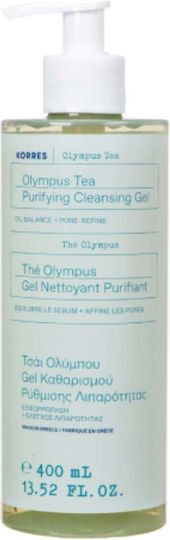 Korres Olympus Tea Facial Cleansing Gel for Oil Control & Against Imperfections 400ml