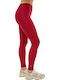 Damen Leggings Rot Rot