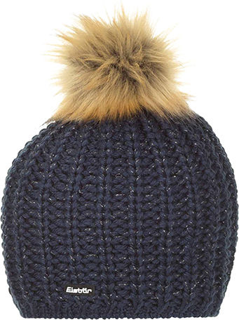 Enisa Lux Beanie Women's Knitted Beanie in Brown Colour