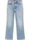 High Rise Women's Jean Pants Straight Line