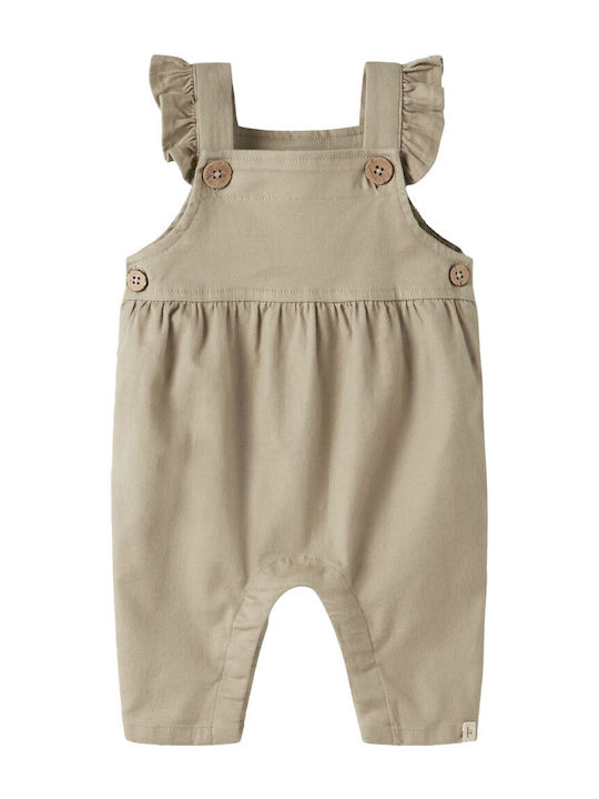 Kids Khaki Dungarees