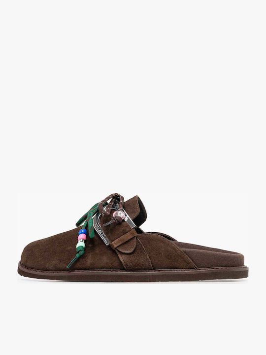 Komis & Komis Mules With Heel In Brown Colour