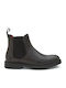 Leder Herrenstiefel Schwarz