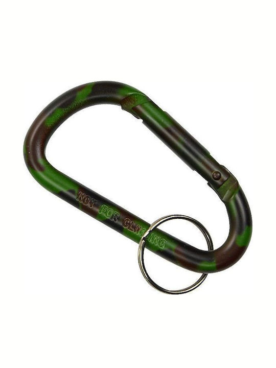 Mfh Mil-tec Carabiner Keychain Woodland Universal