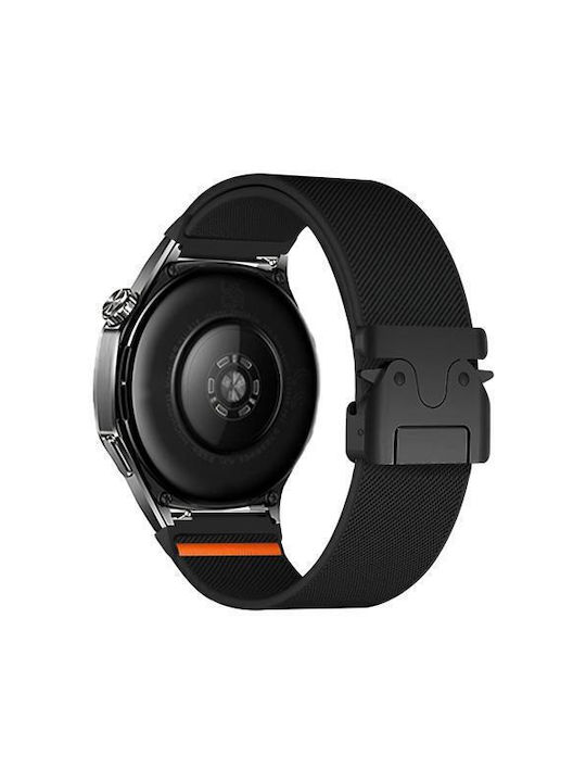 Nylon Wearable Strap Parachute Buckle Xiaomi Watch S5 46mm Xiaomi Watch 5 47mm Black