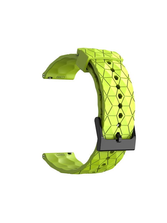 Silicone Strap Football Pattern Xiaomi Watch S5 46mm Xiaomi Watch 5 47mm Lime Green