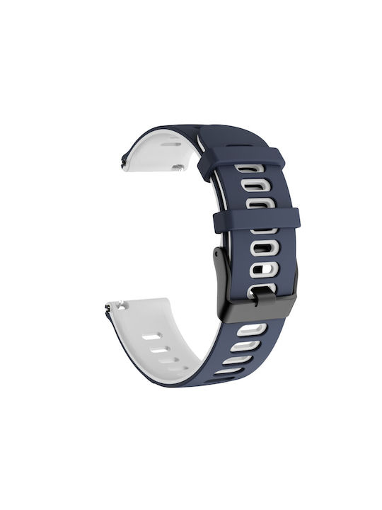 Dual Color Silicone Strap Xiaomi Watch S5 46mm Xiaomi Watch 5 47mm Blue White