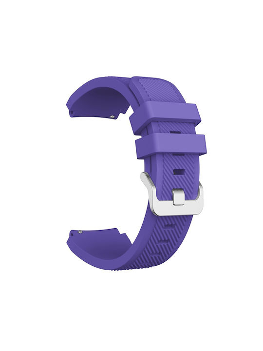 Twill Texture Silicone Strap Xiaomi Watch S5 46mm Xiaomi Watch 5 47mm Purple