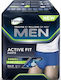 Tena Men Active Fit Plus Πάνες Βρακάκι Ακράτειας Medium σε Μπλε Χρώμα 9τμχ