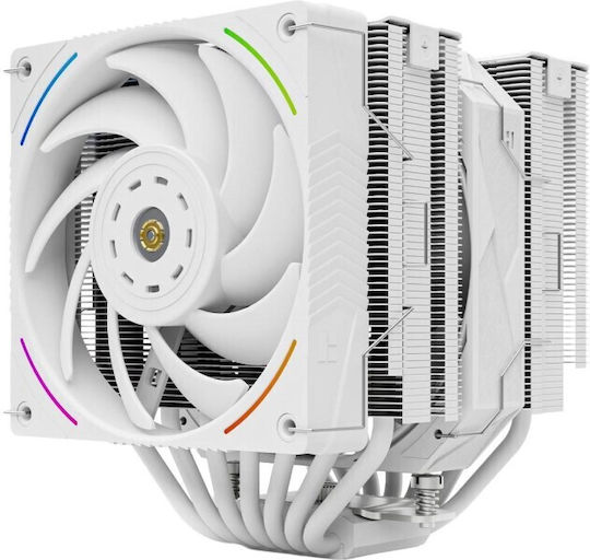 Thermalright Royal Pretor 130 Ultra CPU Cooler Dual Fan for Socket AM4/AM5/1200/115x/1700 with ARGB Lighting White
