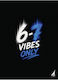Aigaio Spiral Notebook 6-7 Vibes Only B5 17x25cm 3 Subjects