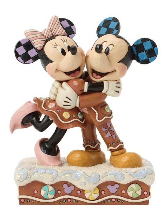Zuckerüberzogene Süßigkeiten Mickey & Minnie Lebkuchenfigur 16 cm