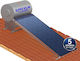 Super Solar Ηλιακός Θερμοσίφωνας 200lt Glass Διπλής Ενέργειας 2.4τ.μ. Κεραμοσκεπής Επιλεκτικός