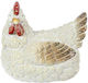 Atmosphera Osterhuhn Keramik 21x19x15cm