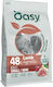 Oasy Protein 2kg Trockenfutter für Erwachsene Hunde Kleine Rassen mit Lamm Fleisch und Reis