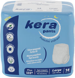 Kera Plus Πάνες Βρακάκι Large 14τμχ
