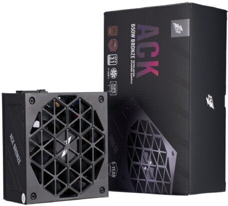 1STPLAYER 650W Negru Sursă de alimentare Full Wired 80 Plus Bronze (HA-650AA2)