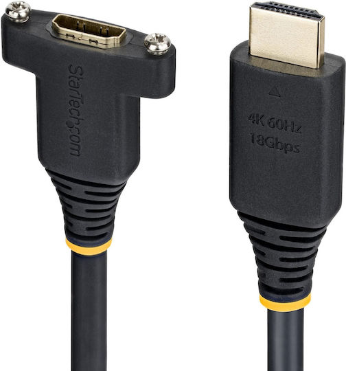 StarTech HDMI 2.0 HDMI-Kabel HDMI-Stecker - HDMI-Buchse 1,8m Schwarze